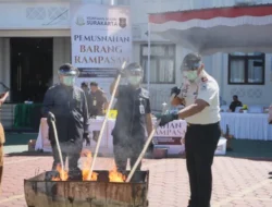 Perkuat Sinergi Penegakan Hukum, Karutan Surakarta Penuhi Undangan Pemusnahan Barang Rampasan Negara Tahun 2026
