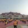 Semangat Bhayangkara Ke-80, Polres Rohil Pererat Kebersamaan Melalui Olahraga Bersama dan Baksos