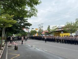 Polres Rohil Gelar Apel Kesiapan Pengamanan Event Nasional Bakar Tongkang 2026