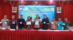 Polres Kampar Ekpos Penangkapan Narkoba 717 Gram dan Musnahkan BB Narkoba Hampir 2 KG