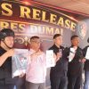 Aman Pelaku Utama dan Penadah, Polres Dumai Berhasil Ungkap Kasus Curas di Gang Anggrek