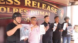 Aman Pelaku Utama dan Penadah, Polres Dumai Berhasil Ungkap Kasus Curas di Gang Anggrek