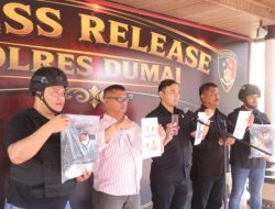 Aman Pelaku Utama dan Penadah, Polres Dumai Berhasil Ungkap Kasus Curas di Gang Anggrek