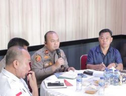 Polres Rohil Gelar Rapat Koordinasi Lintas Sektoral Pengamanan Event Wisata Nasional Bakar Tongkang 2026