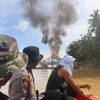 Polsek Cerenti Tertibkan 13 Rakit PETI di Sepanjang Aliran Sungai Batang Kuantan
