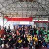 Meriah, Kapolda Riau Ajak Komunitas Ojol Nobar Piala Dunia 2026 di Mako Brimob