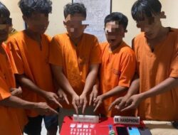Sita 18 Paket Sabu, Polsek Tapung Amankan Lima Pelaku Narkoba