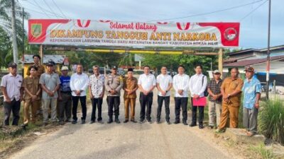 Tim Ditresnarkoba Polda Riau Nilai Kampung Tangguh Anti Narkoba Labuhan Tangga Baru, Wujud Komitmen Bersama Lawan Narkoba