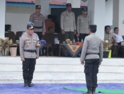 Kapolres Rohil Pimpin Apel Siaga Karhutla Bersama Pemkab dan PT Salim Ivomas Pratama