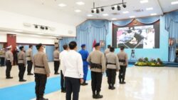 Pemuliaan Nilai-Nilai Tri Brata, Kapolda Riau Ikuti Upacara yang Dipimpin Langsung Kapolri