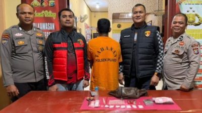 Ungkap Kasus Narkotika di Dusun II Sukajadi, Polsek Pujud Amankan 33,24 Gram Sabu dan 6 Butir Pil Ekstasi