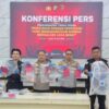 Polres Pelalawan Gelar Konferensi Pers Kasus Perampokan Sadis Disertai Kekerasan di Desa Kiyap Jaya