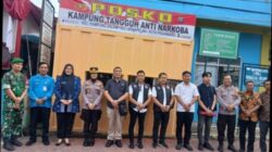 Tim Supervisi Tinjau Posko Kampung Tangguh Anti Narkoba Polresta Pekanbaru