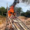 Polsek Hulu Kuantan Tertibkan Aktivitas Diduga PETI di Desa Serosah, Peralatan Dimusnahkan