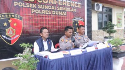 Polsek Sungai Sembilan Rilis Pengungkapan Kasus Pembunuhan, Pelaku Berhasil Ditangkap