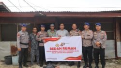 Dalam Rangka Hari Bhayangkara ke 80, Polres Dumai Gelar Bedah Rumah Personel 