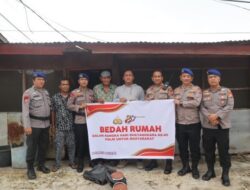 Dalam Rangka Hari Bhayangkara ke 80, Polres Dumai Gelar Bedah Rumah Personel 
