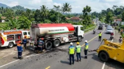 Pertamina Patra Niaga Regional JBB Tangani Cepat Insiden Mobil Tangki di Cianjur, Pastikan Pasokan BBM Tetap Aman