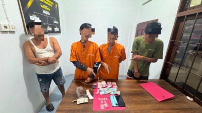 Polres Kampar Berkomitmen Bebas Narkoba, 4 Pelaku Diamankan Polsek Tambang