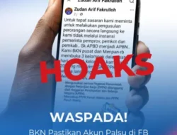 BKN Pastikan Akun Palsu di FB Catut Nama Prof. Zudan Sebar Informasi Hoaks PPPK
