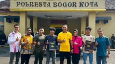 Rikardo Apresiasi Polresta Bogor Kota Yang Beri Penghargaan Kepada Atlet Sepeda Berprestasi