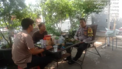 Door to Door System, Bhabinkamtibmas Polres Metro Tangerang Kota Perkuat Kemitraan Dengan Warga