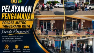 Polres Metro Tangerang Kota Pastikan Ibadah Mingguan di Gereja dan Vihara Berjalan Aman