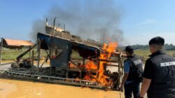Selama Sepekan, Polres Kuansing Musnahkan 24 Rakit PETI dan 140 Kegiatan Sosialisasi