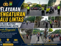 Polisi Hadir di Simpang Jalan, Warga Merasakan Kelancaran Arus Lalu Lintas di Tangerang Kota