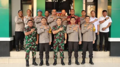 Kapolres Metro Tangerang Kota Pererat Sinergi dengan Dandim 0506/Tangerang, Komitmen Jaga Kondusivitas Tangerang Raya