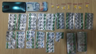 Satresnarkoba Polres Metro Tangerang Kota Bongkar Peredaran Tramadol dan Hexymer Ilegal, Satu Pengedar Ditangkap