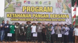 Kodim 0508/Depok Bersama Forkopimda Tanam Bawang Merah, Wujudkan Ketahanan Pangan Perkotaan