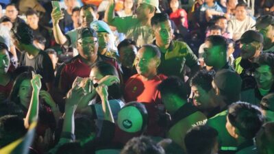 Final Piala Dunia 2026 Terasa Dekat, Nobar Penuh Keakraban di Mapolda Riau Dimeriahkan Stand Up dan Doorprize