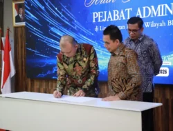 Kepala Kantor Pertanahan Kabupaten Tangerang Hadiri Serah Terima Jabatan Pejabat Administrator di Lingkungan Kanwil BPN Provinsi Banten