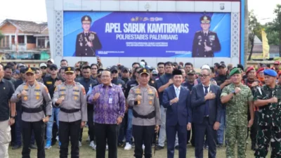 Pimpin Apel Sabuk Kamtibmas, Kapolda Sumsel Ajak Masyarakat Perkuat Persatuan dan Tolak Provokasi Pemecah Belah