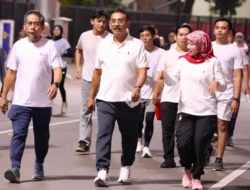 Rehat Sejenak dari Aktivitas Kantor, Kementerian ATR/BPN Adakan Slow Run Rutin Sepulang Kerja