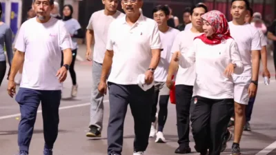 Rehat Sejenak dari Aktivitas Kantor, Kementerian ATR/BPN Adakan Slow Run Rutin Sepulang Kerja