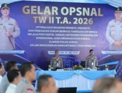 Kapolda Sumsel Pimpin Gelar Operasional, Instruksikan Jajaran Turun langsung ke Masyarakat