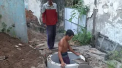 Dukung Pengelolaan Sampah Organik, Kelurahan Kampung Baru dan Rutan Surakarta Bangun Biopori di Lingungan Asrama Dinas
