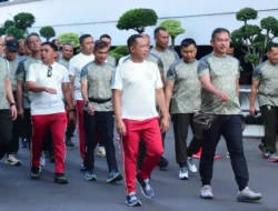 Panglima TNI dan Kasad Perkuat Soliditas Melalui Olahraga Bersama Prajurit