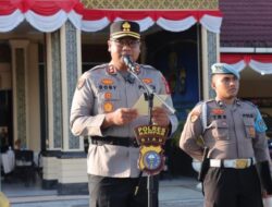 Upacara Laporan Kenaikan Pangkat Periode 1 Juli 2026, 51 Personel Polres Kampar Naik Pangkat