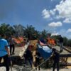 Musnahkan 5 Rakit Dompeng, Polsek Singingi Hilir Tertibkan Aktivitas PETI di Koto Baru