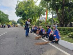Kebersamaan Polri dan DLHK Wujudkan Pekanbaru Kembali Bersih Usai RBR 2026