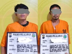Satresnarkoba Polres Pelalawan Ringkus 2 Pengedar Narkoba, Sita 45 Paket Sabu di Pangkalan Kerinci