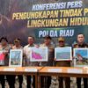 BKSDA Apresias Polda Riau Ungkap Perusakan Mangrove di Rohil