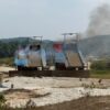 Komitmen Berantas Tambang Ilegal, Polsek Singingi Hilir Tertibkan 2 Unit PETI Jenis Dompeng di Sungai Amuik