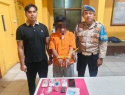 Polsek Tapung Hiling Tangkap Pelaku Narkoba Saat Ingin Transaksi