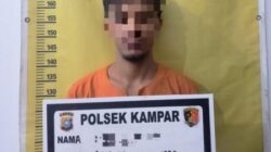 Polsek Kampar Ungkap Kasus Curat, Tersangka Ditangkap Setelah Melarikan Diri Dari Atap