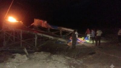 Penertiban 2 Rakit PETI di Area HGU PT KTBM, Polsek Kuantan Mudik Tegaskan Komitmen Berantas Tambang Ilegal