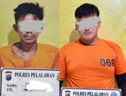 Sita 2,83 Gram Sabu, 2 Pengedar Narkoba Diringkus Satresnarkoba Polres Pelalawan di Kuala Semundam Bandar Petalangan
